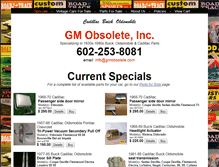 Tablet Screenshot of gmobsolete.com